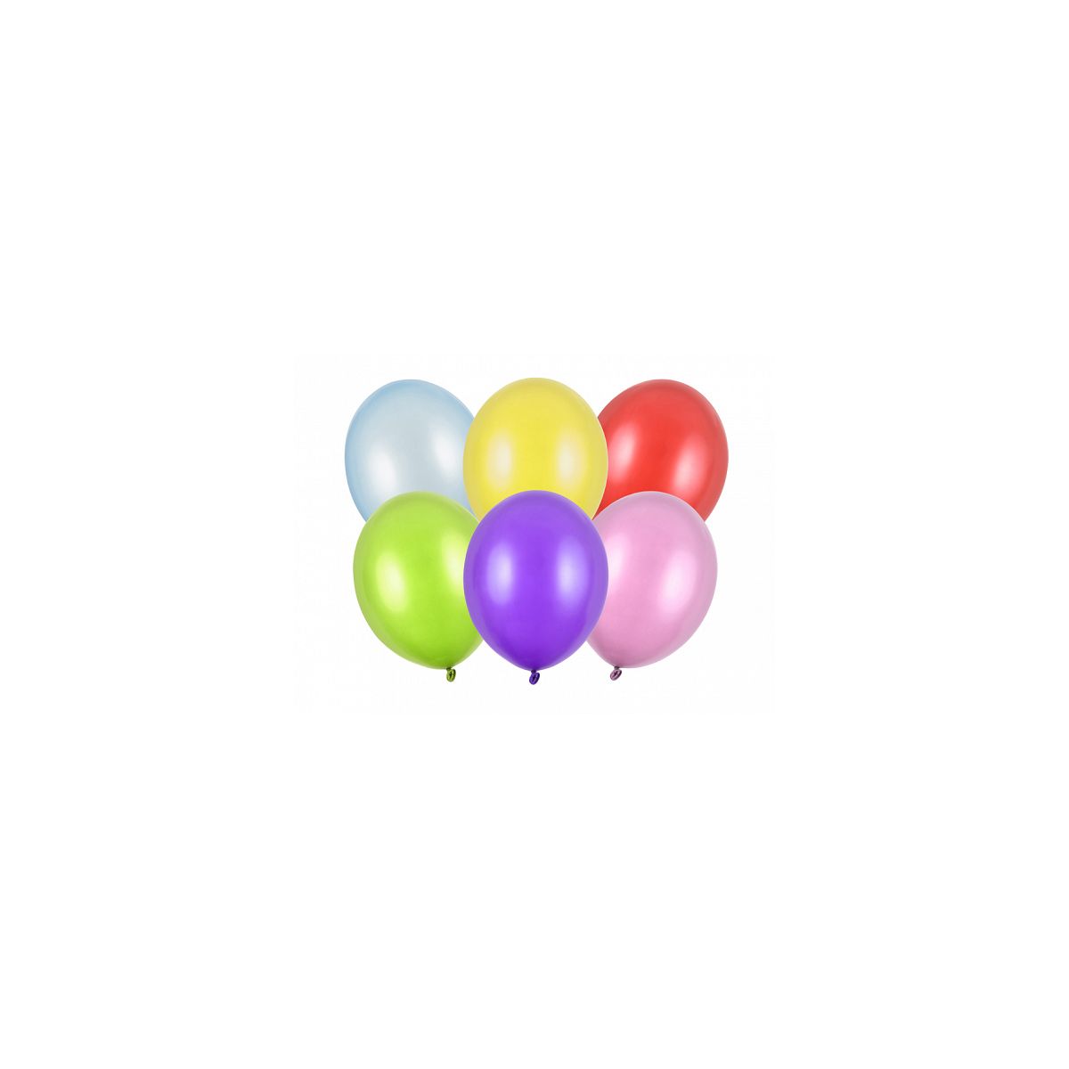Balon gumowy Partydeco Strong Metal mix 300mm (SB14M-000-50)