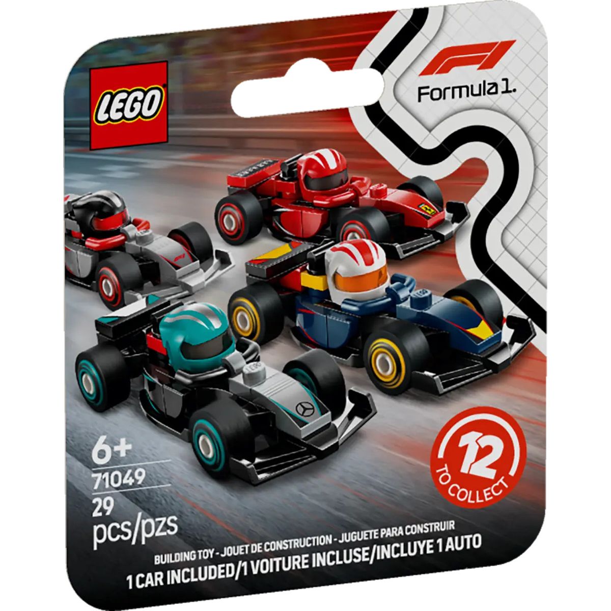 Klocki konstrukcyjne Formuła 1 Kolekcjonerskie bolidy F1® Lego (71049)