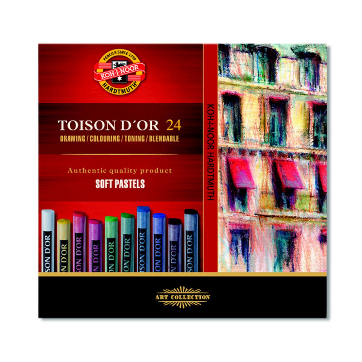 Pastele suche Koh-I-Noor Toison Dor 36 kolorów (8515)