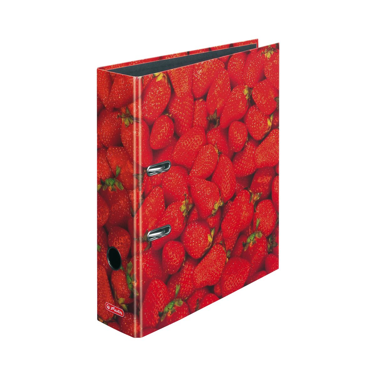 Segregator dźwigniowy Herlitz 10485126 truskawki A4 80mm (300002463)
