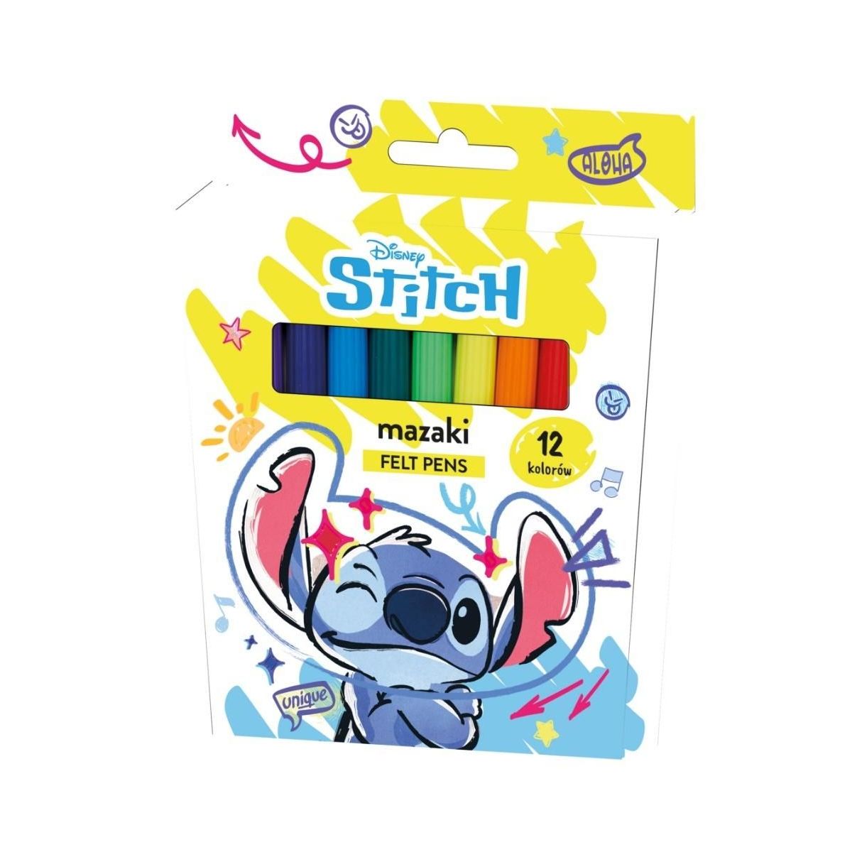Flamaster Beniamin Stitch 12 kol. (0897)