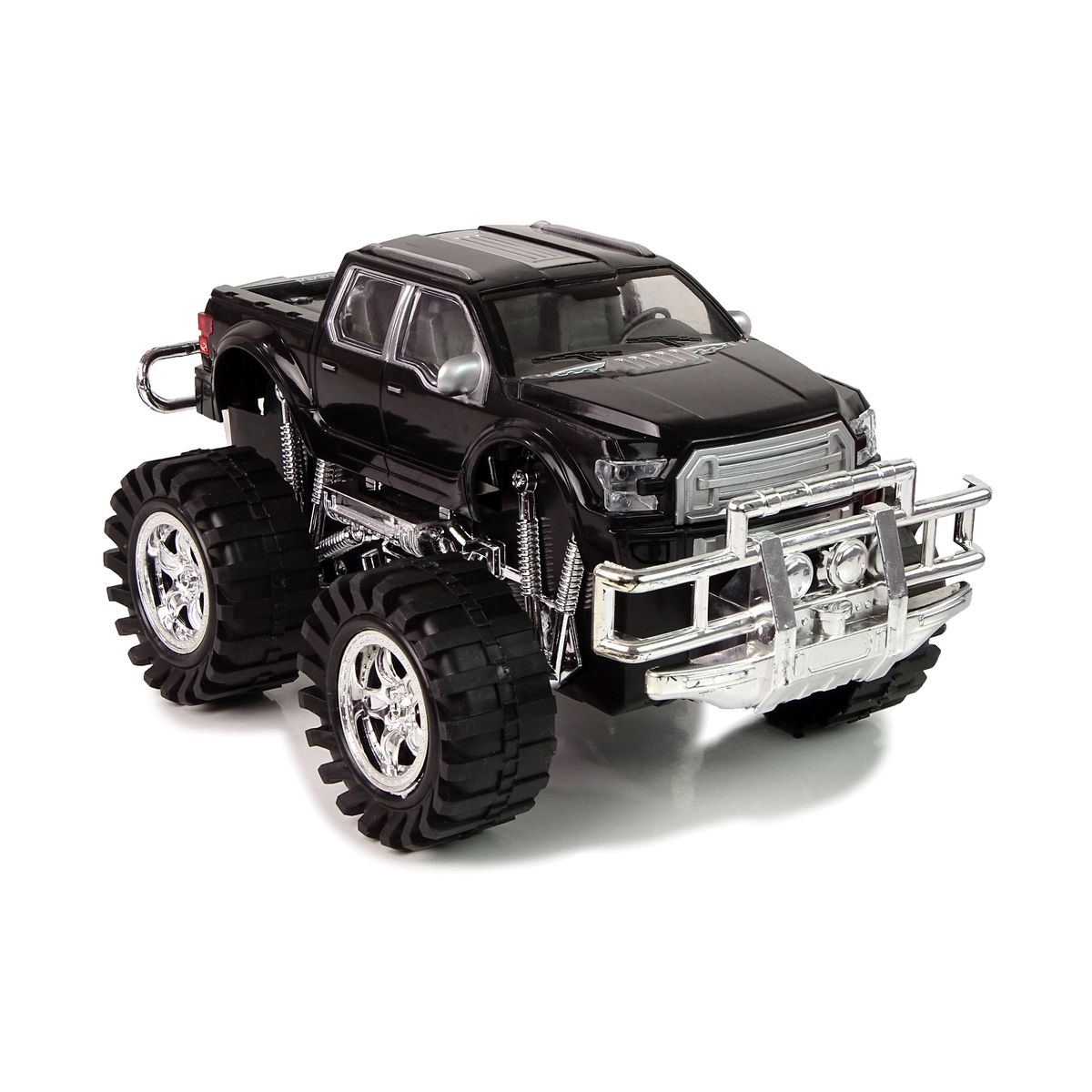 Samochód Lean Zestaw Pojazdów Czarny Monster Truck Białe Laweta 58 cm (9269)