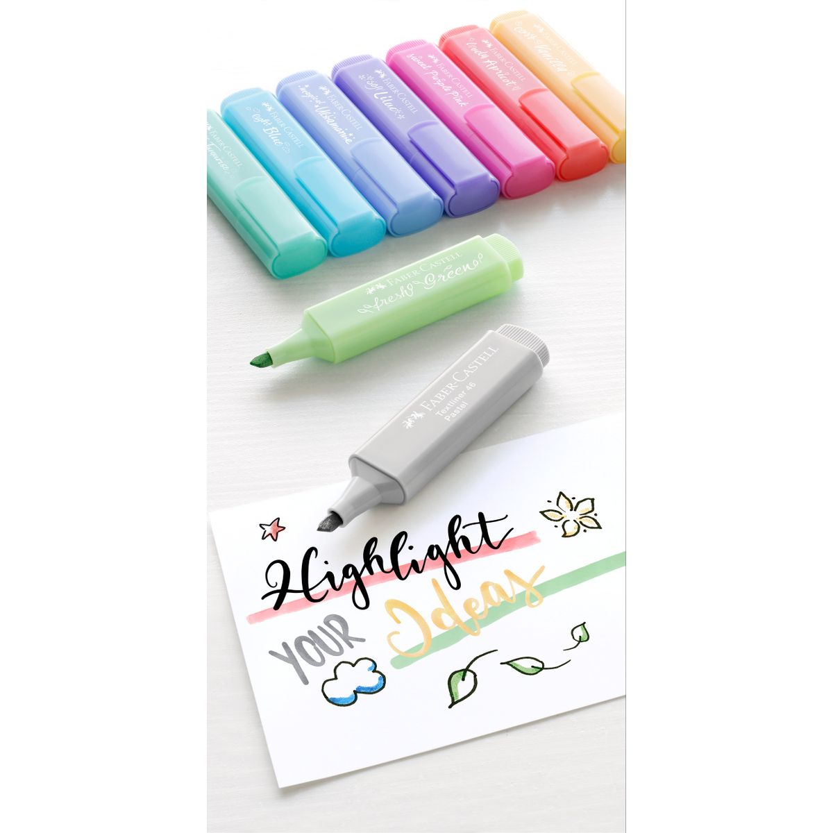 Zakreślacz Faber Castell Pastel turkusowy (FC154658)
