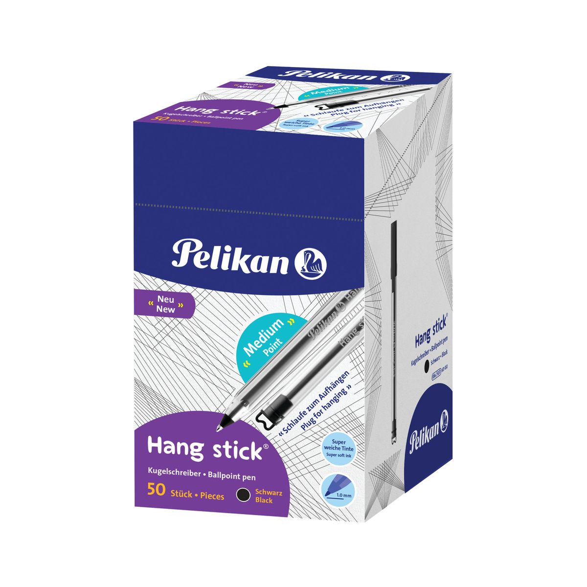 Długopis Pelikan Hang Stick 605434 czarny (400197415)