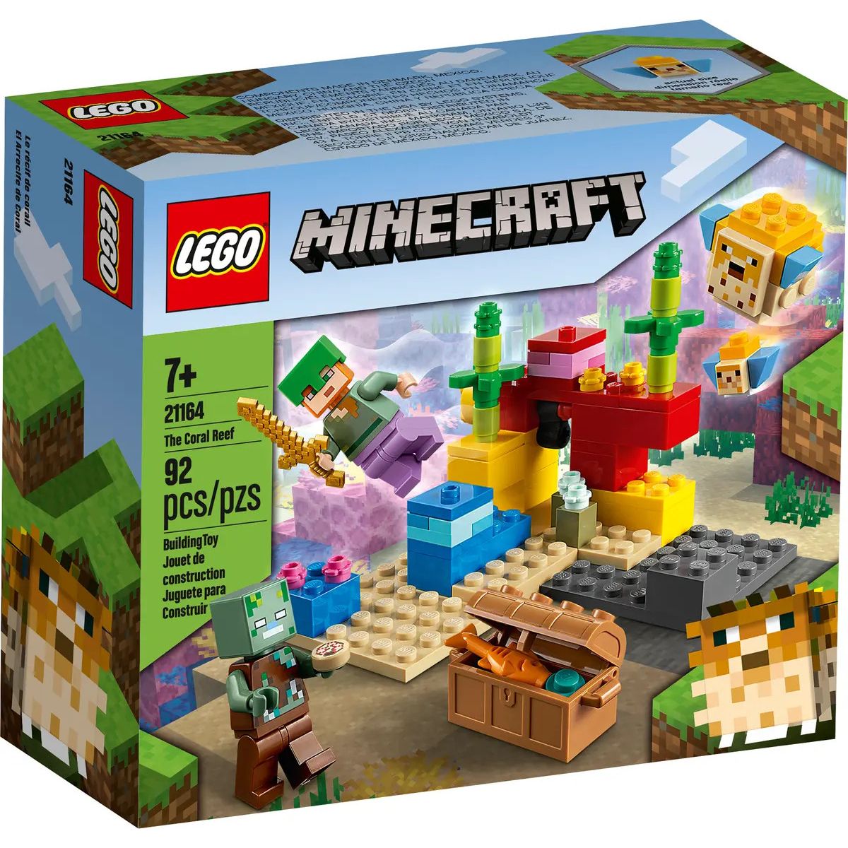 Klocki konstrukcyjne Lego Minecraft rafa koralowa (21164)