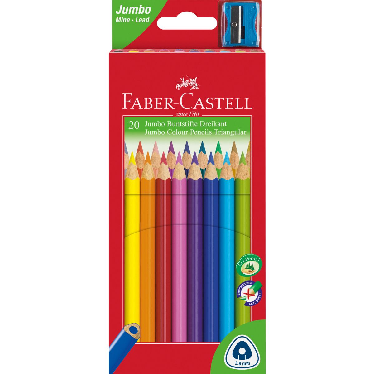 Kredki ołówkowe Faber Castell 20 kol.