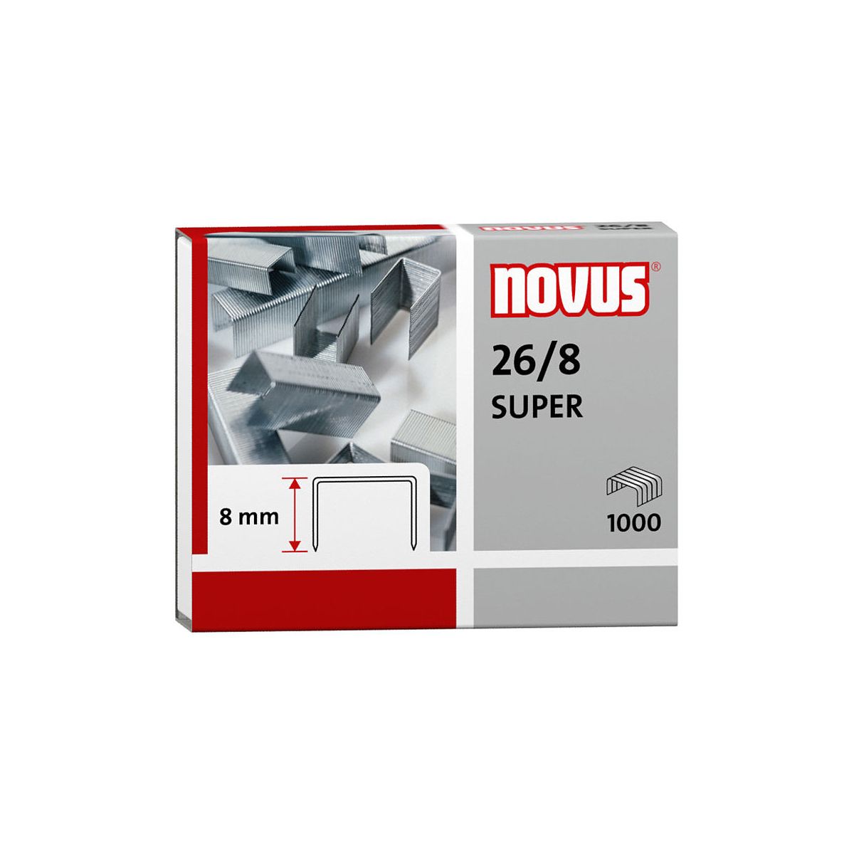 Zszywki 26/8 Novus 26/8 1000 szt