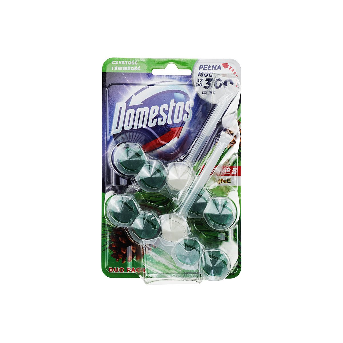 Kostka do wc Domestos Power 5 Pine 2x55g