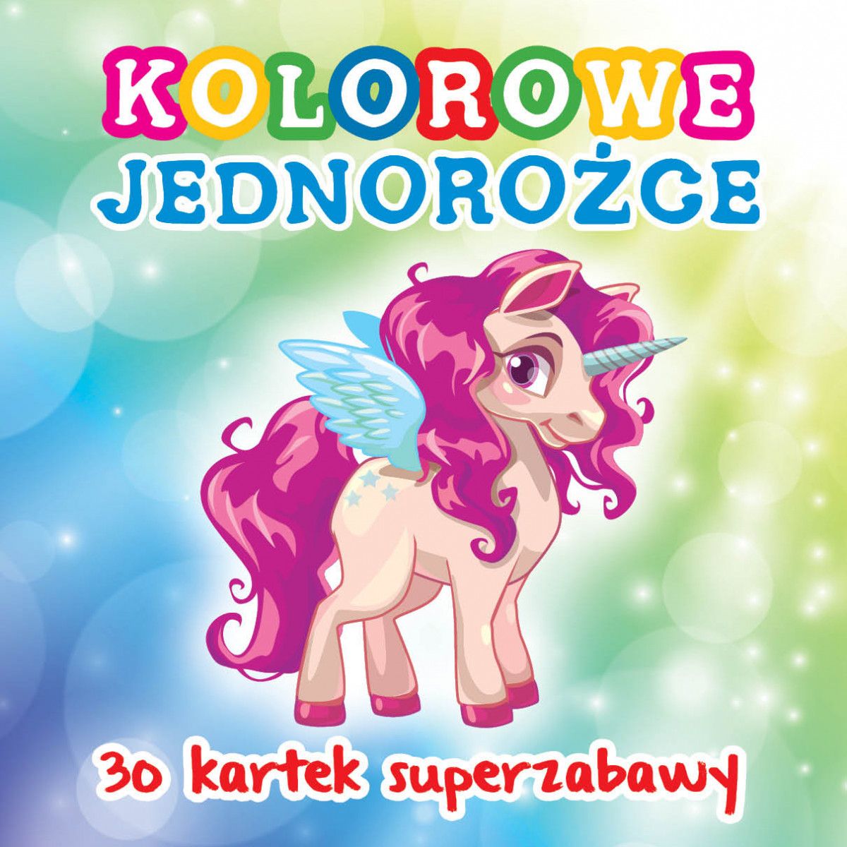 Kolorowanka Kolorowe jednorożce