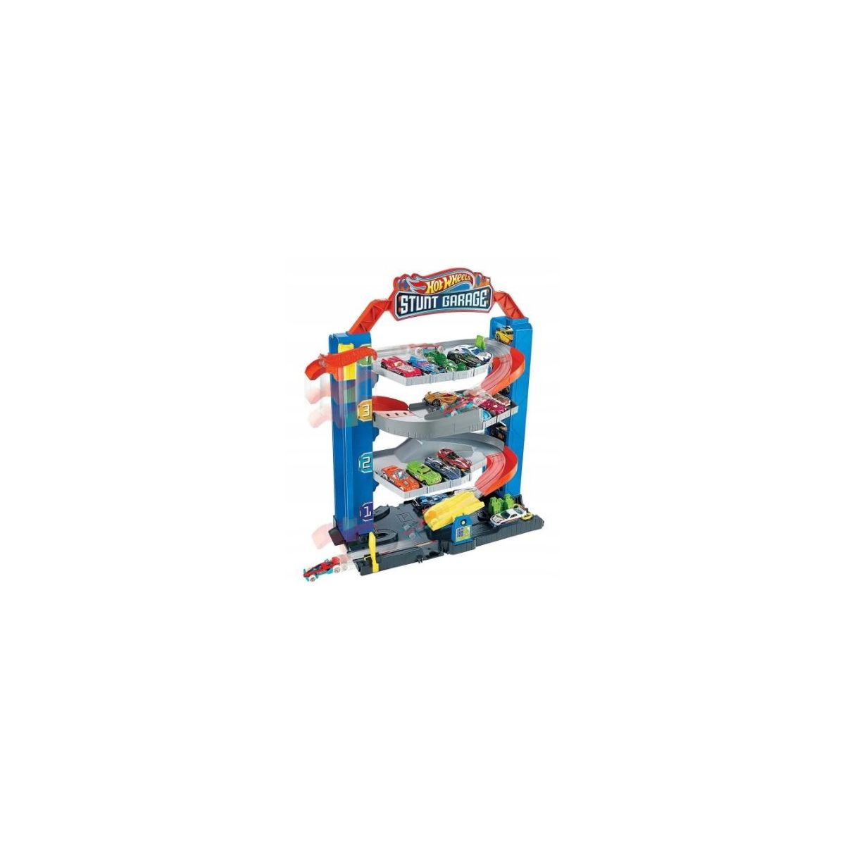 Garaż Hot Wheels Przenośny garaż z windą STUNT GARAGE (GNL70)