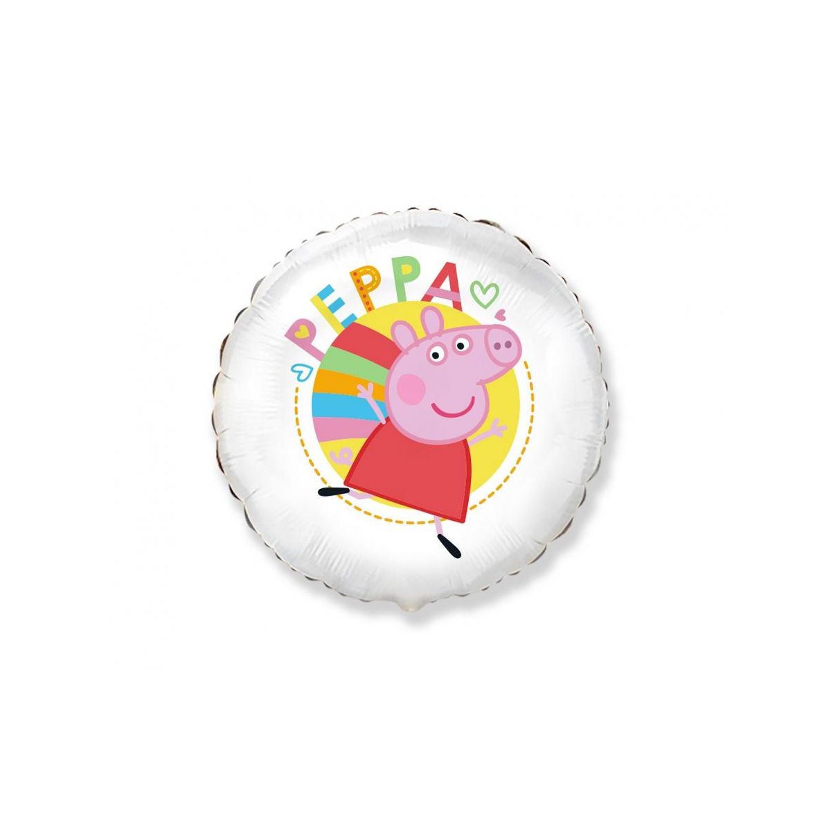 Balon foliowy Godan Peppa White 18cal (B401627B)