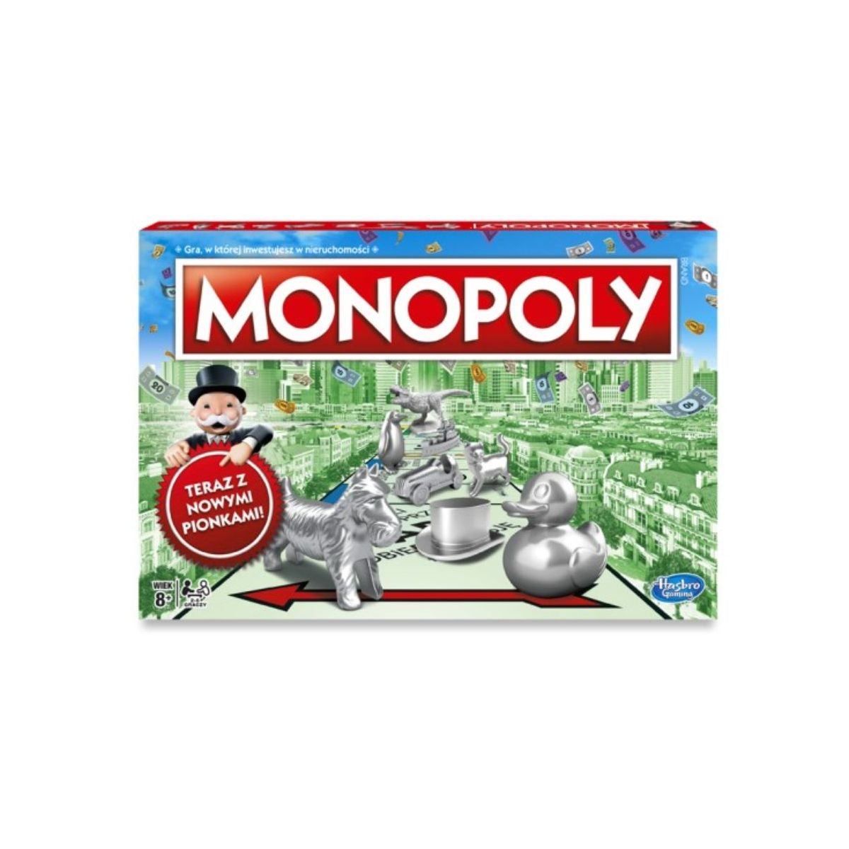 Gra planszowa Hasbro MONOPOLY NOWE PIONKI (C1009)