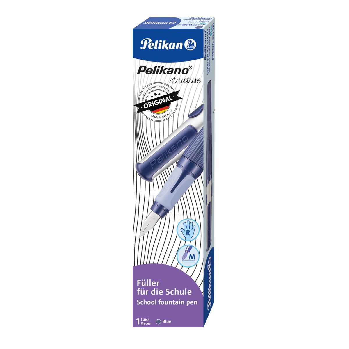 Pióro wieczne Pelikan Pelikano M 824521 niebieskie (300009988)