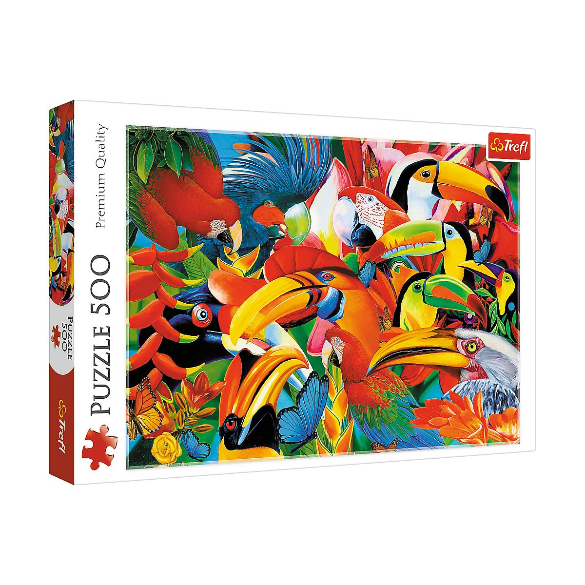 Puzzle Trefl kolorowe ptaki 500 el. (37328)
