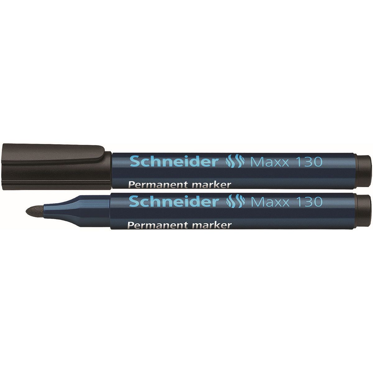 Marker permanentny Schneider Maxx 130 czarny 1,0-3,0mm okrągła końcówka (SR113001)