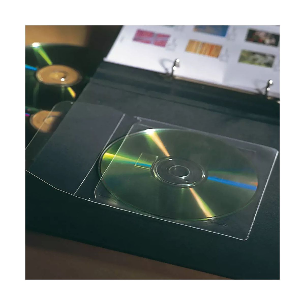 Kieszeń samoprzylepna z klapką na CD/DVD 3L 10 szt.