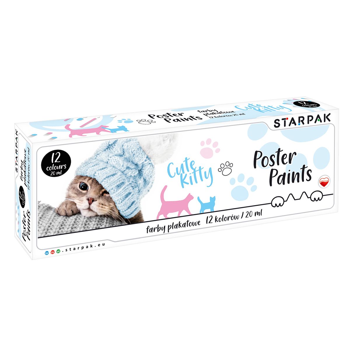 Farby plakatowe Starpak Enchantimals kolor: mix 20ml 12 kolor. (437220)