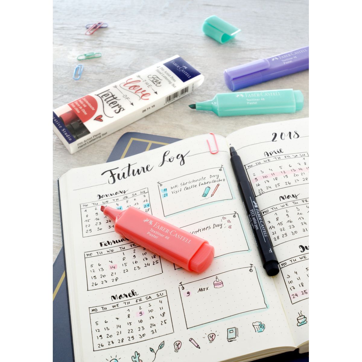 Zakreślacz Faber Castell Pastel turkusowy (FC154658)