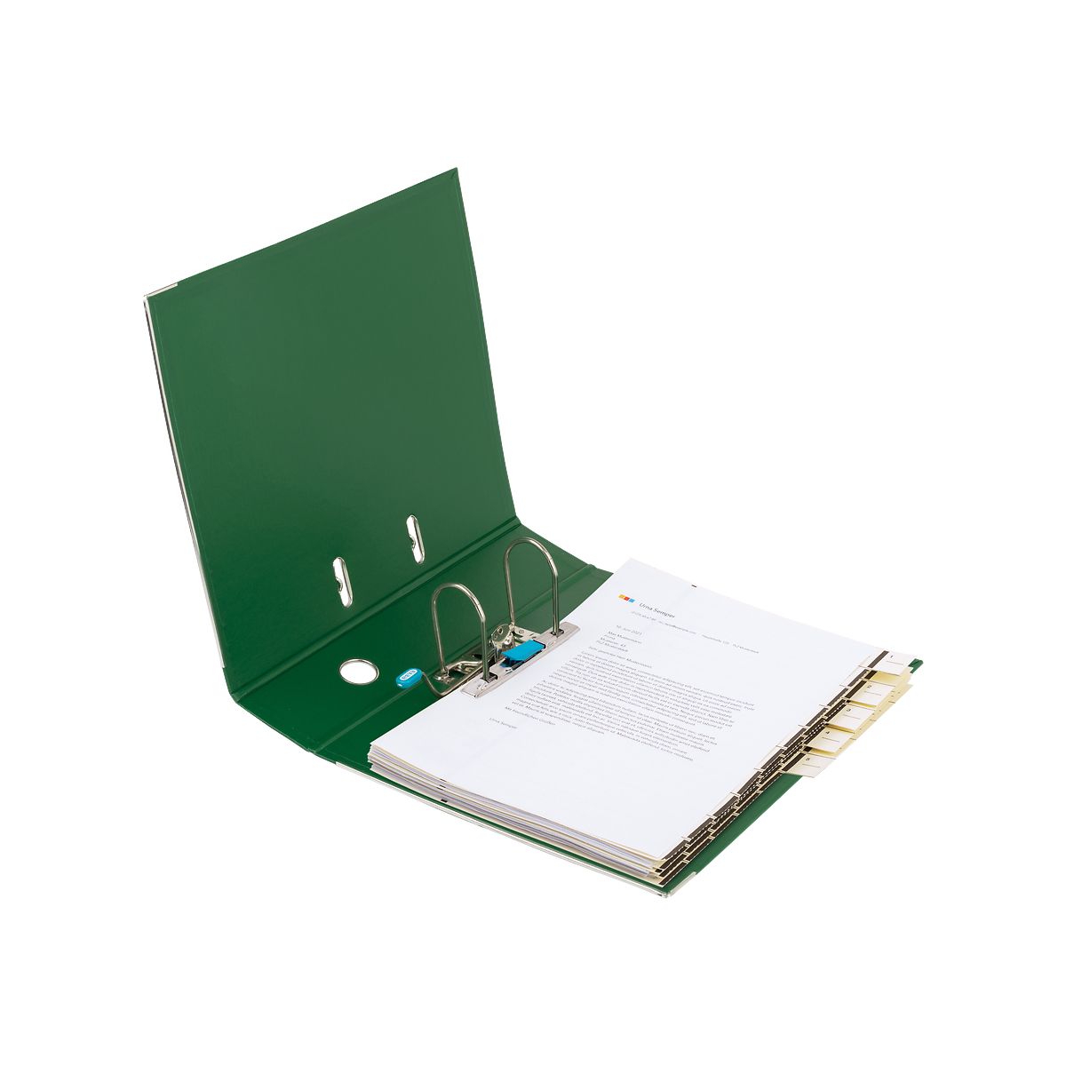 Segregator dźwigniowy Elba 8 cm Pro+ A4 80mm zielony (100202174)