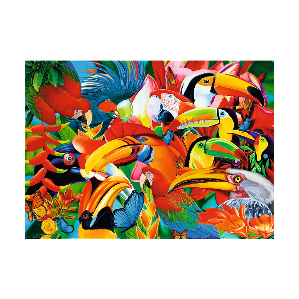Puzzle Trefl kolorowe ptaki 500 el. (37328)
