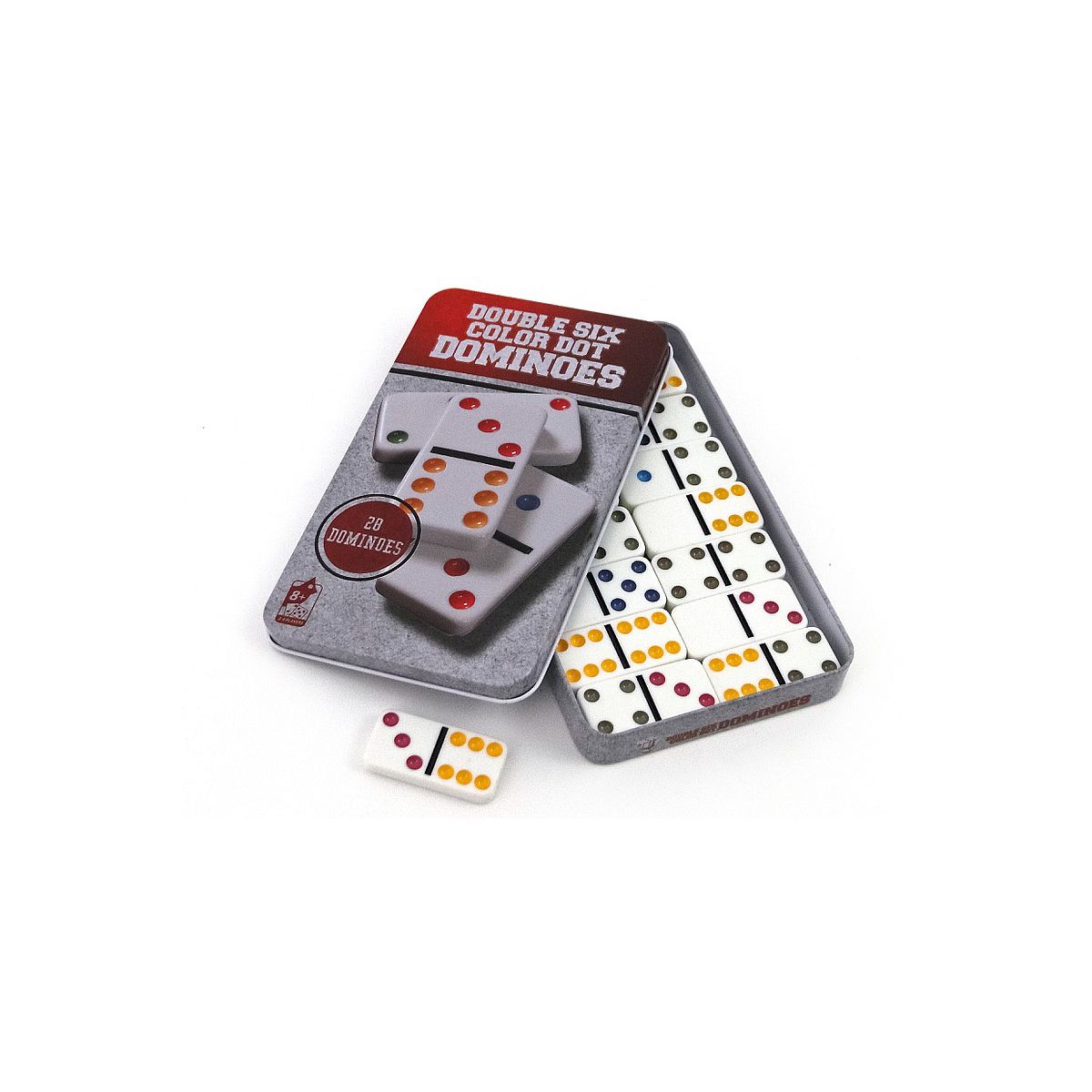 Gra logiczna Adar domino w metalowym opakowaniu (469006)