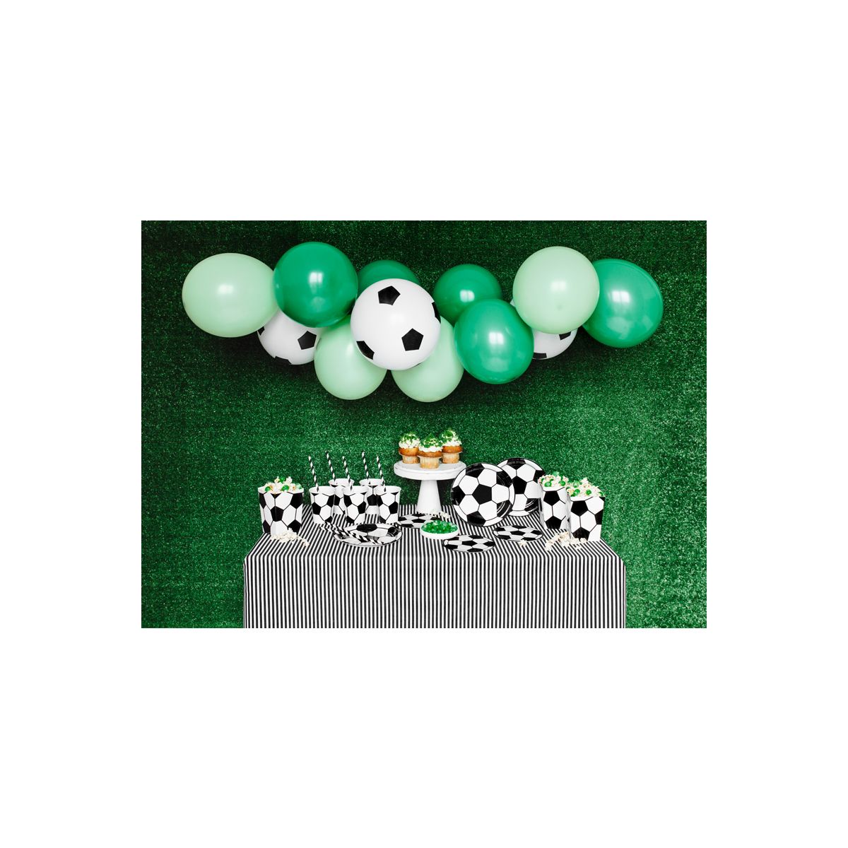 Balon gumowy Partydeco Strong, Pastel Green (1 op. / 100 szt.) zielony 270mm (SB12P-003J)