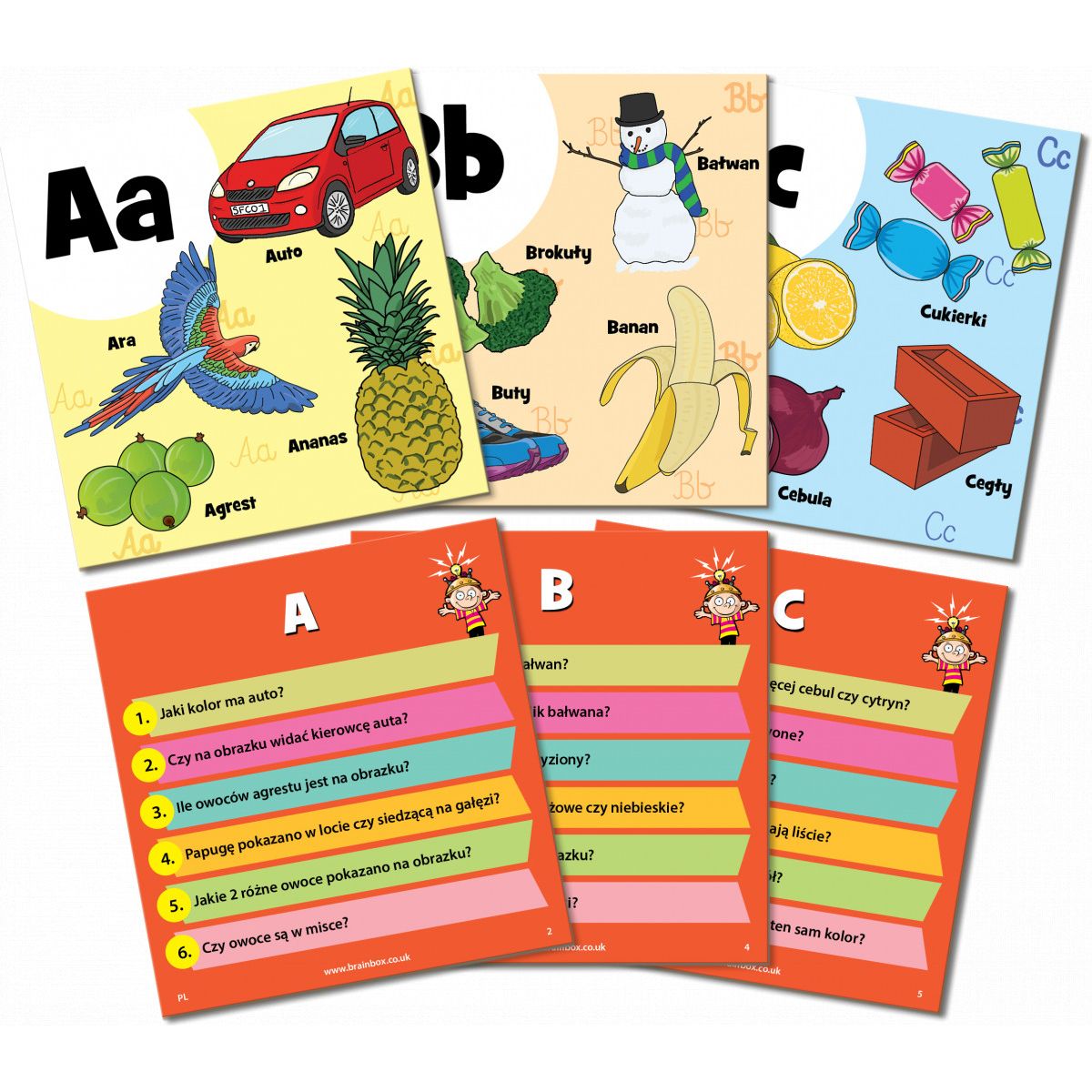 Gra edukacyjna Rebel BrainBox - ABC (5902650615182)