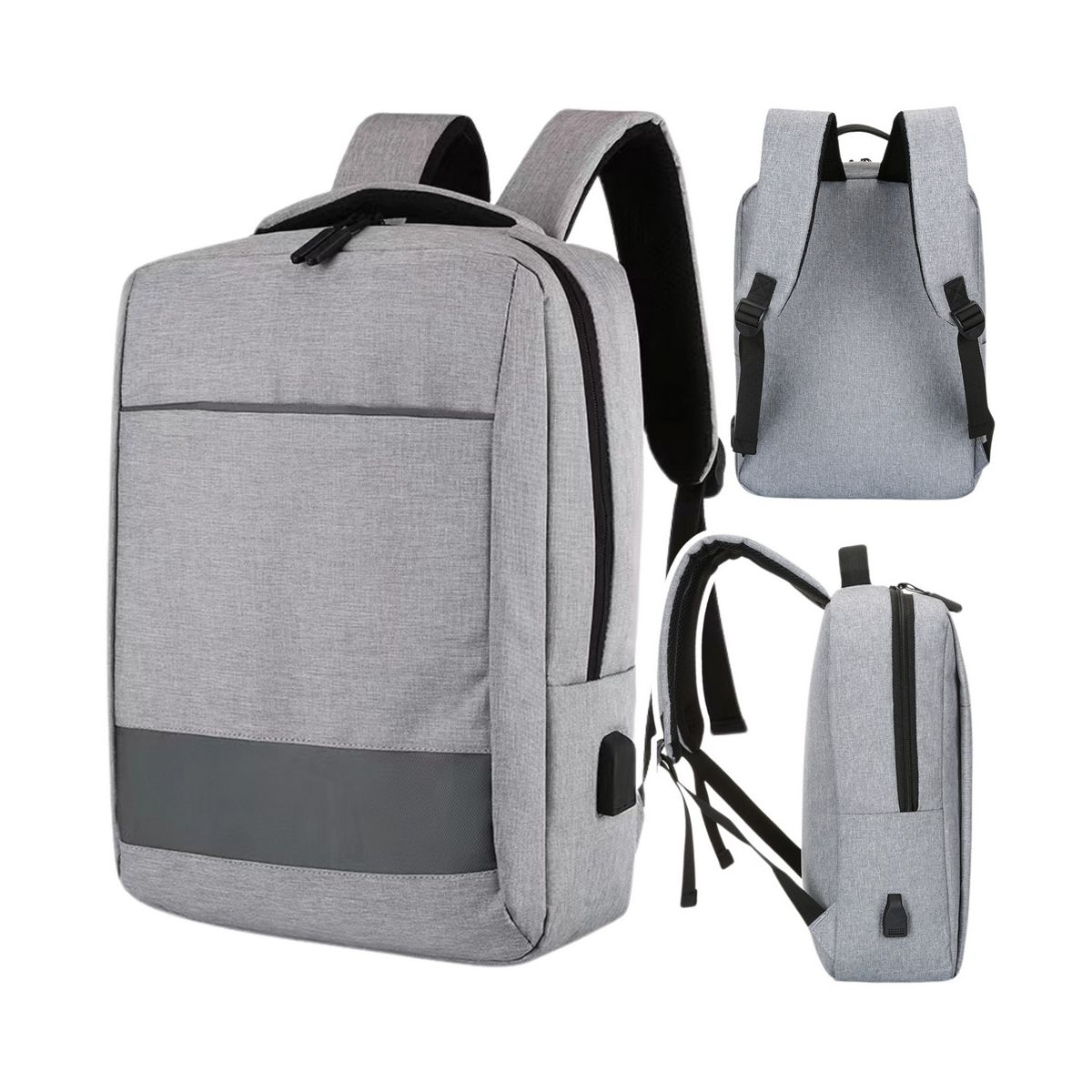 Plecak Lean szary 40X30CM (22310)