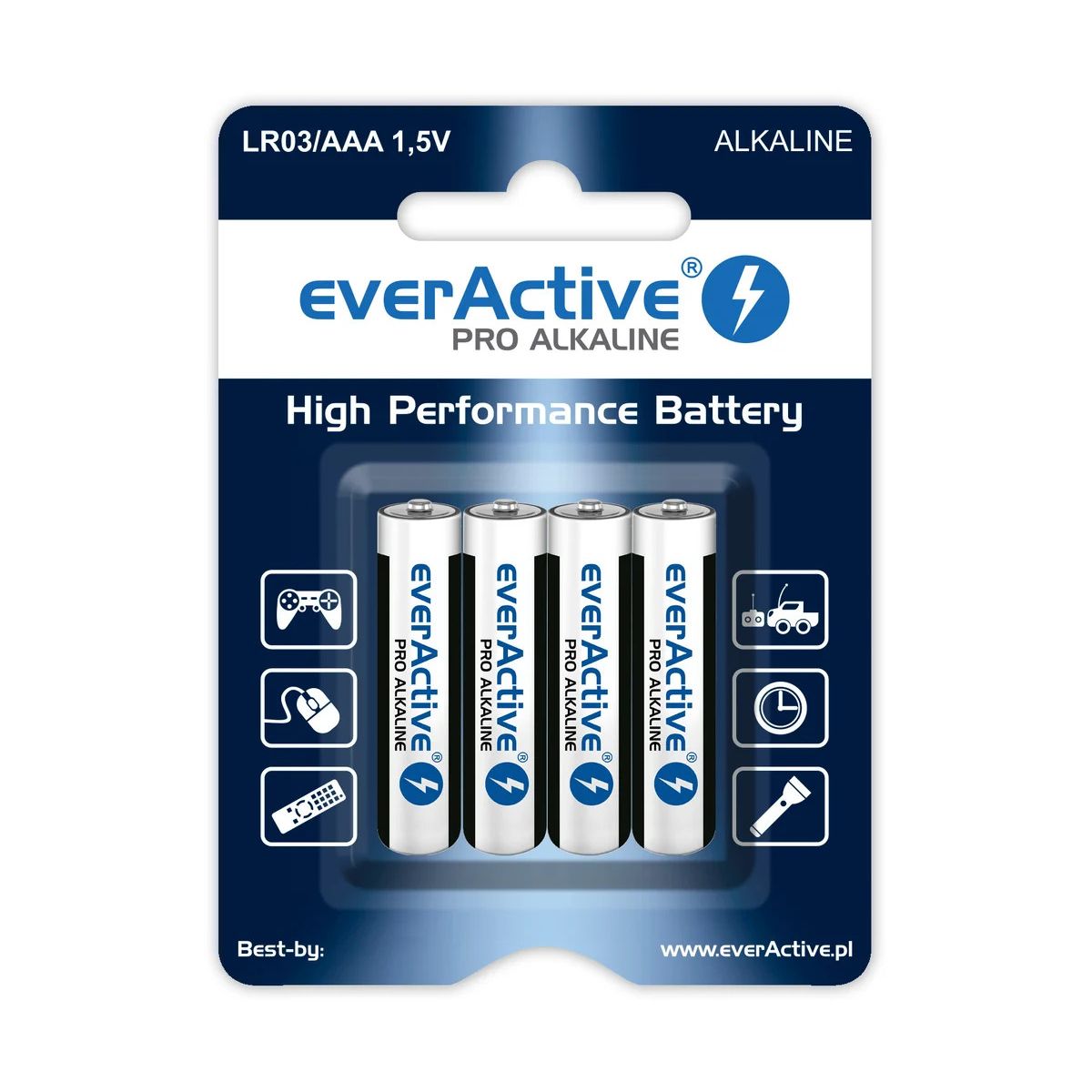 Baterie Everactive Pro Alkaline AAA LR03