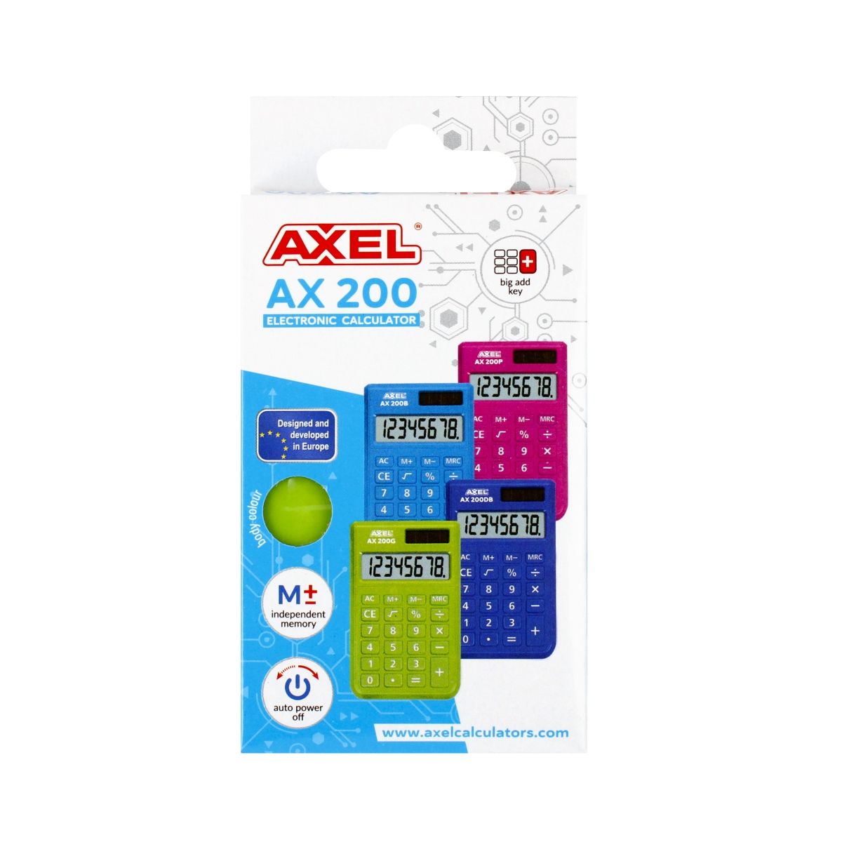 Kalkulator na biurko Axel AX-200G (489995)