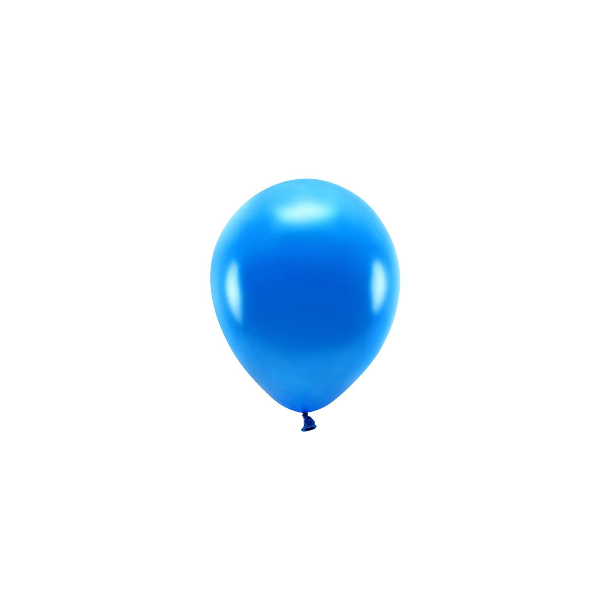 Balon gumowy Partydeco Metalizowane Eco Balloons granatowy 260mm (ECO26M-074)