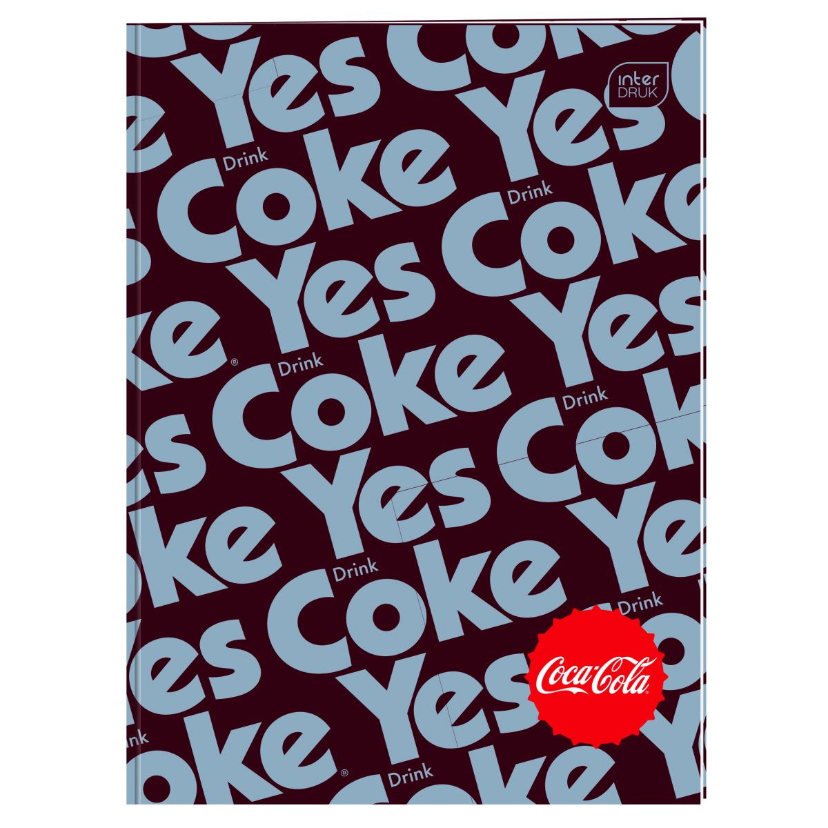 Zeszyt tematyczny Interdruk COCA COLA HYBRID A6 32k. 70g krata (do słówek)