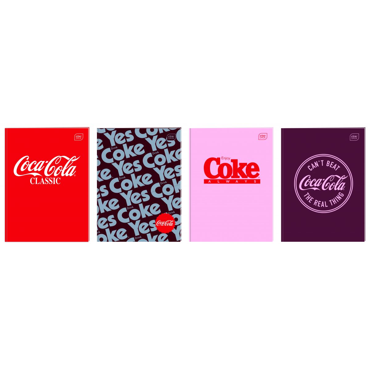 Zeszyt tematyczny Interdruk COCA COLA HYBRID A6 32k. 70g krata (do słówek)