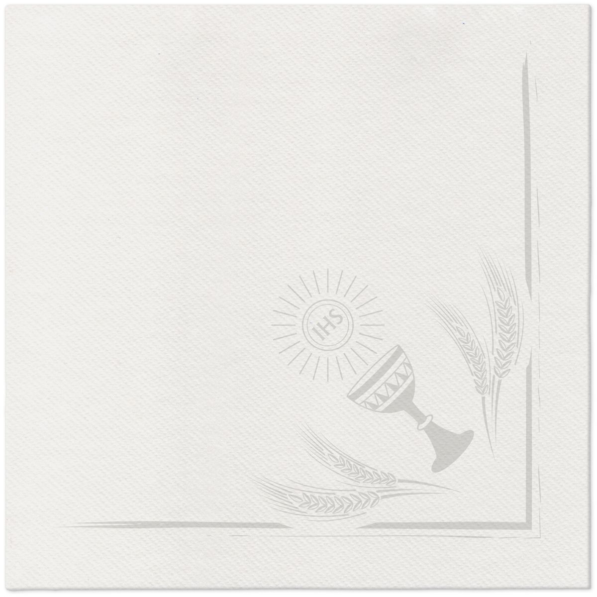 Serwetki Paw Airlaid My first communion silver (AAN005408)