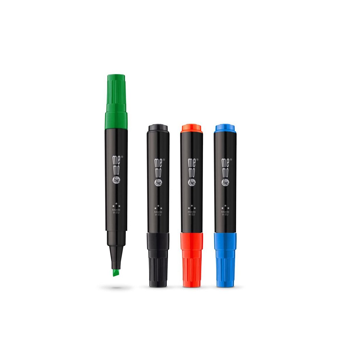 Marker permanentny Memobe zielony zielony 1-4mm ścięta końcówka (MM201-04)