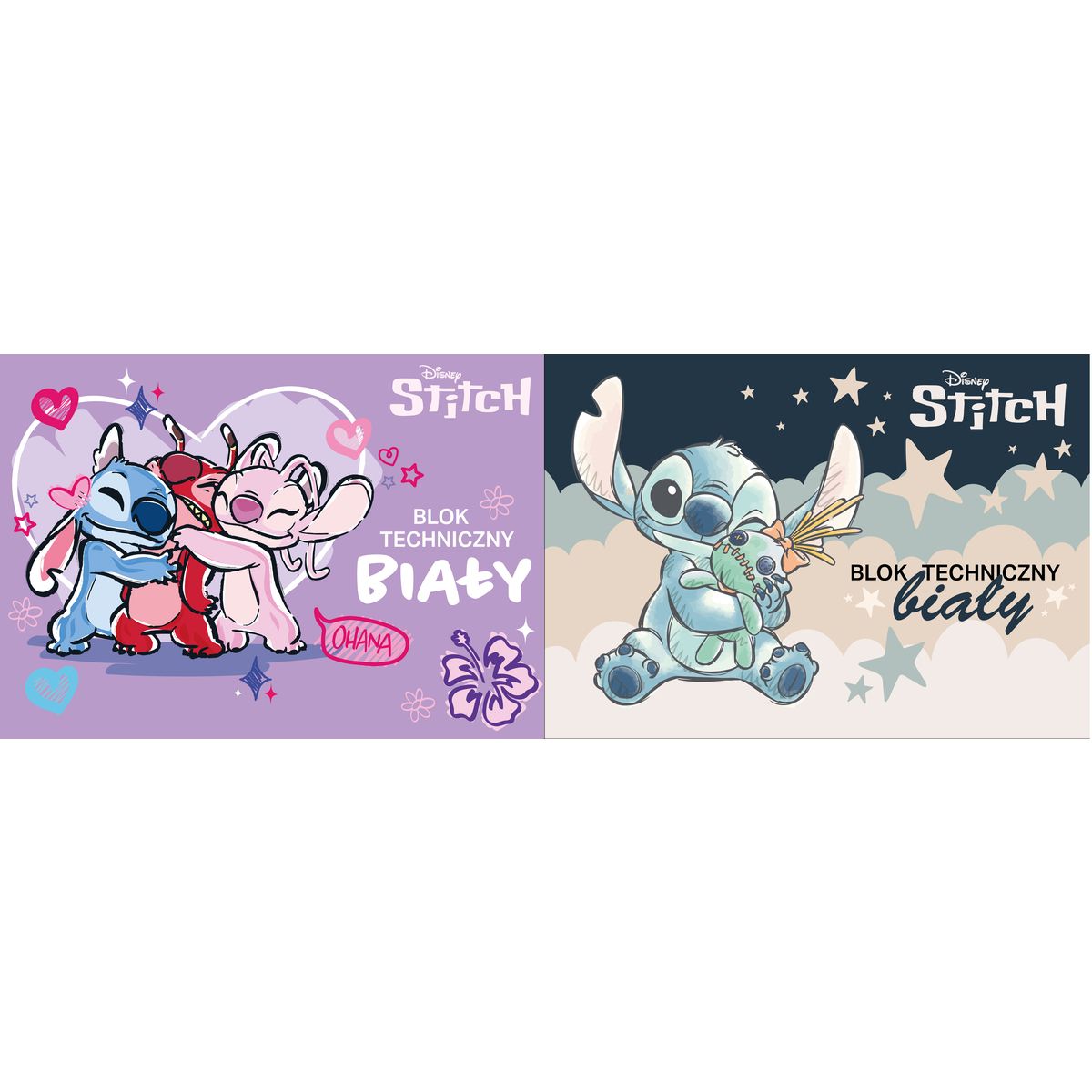 Blok techniczny Beniamin Stitch A4 biały 10k (0422)