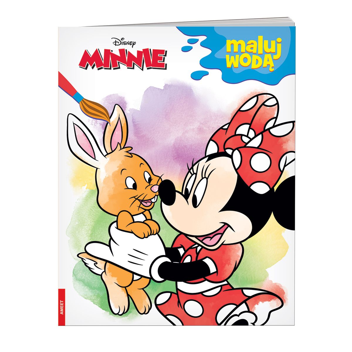 Książka dla dzieci Ameet Minnie. Maluj wodą