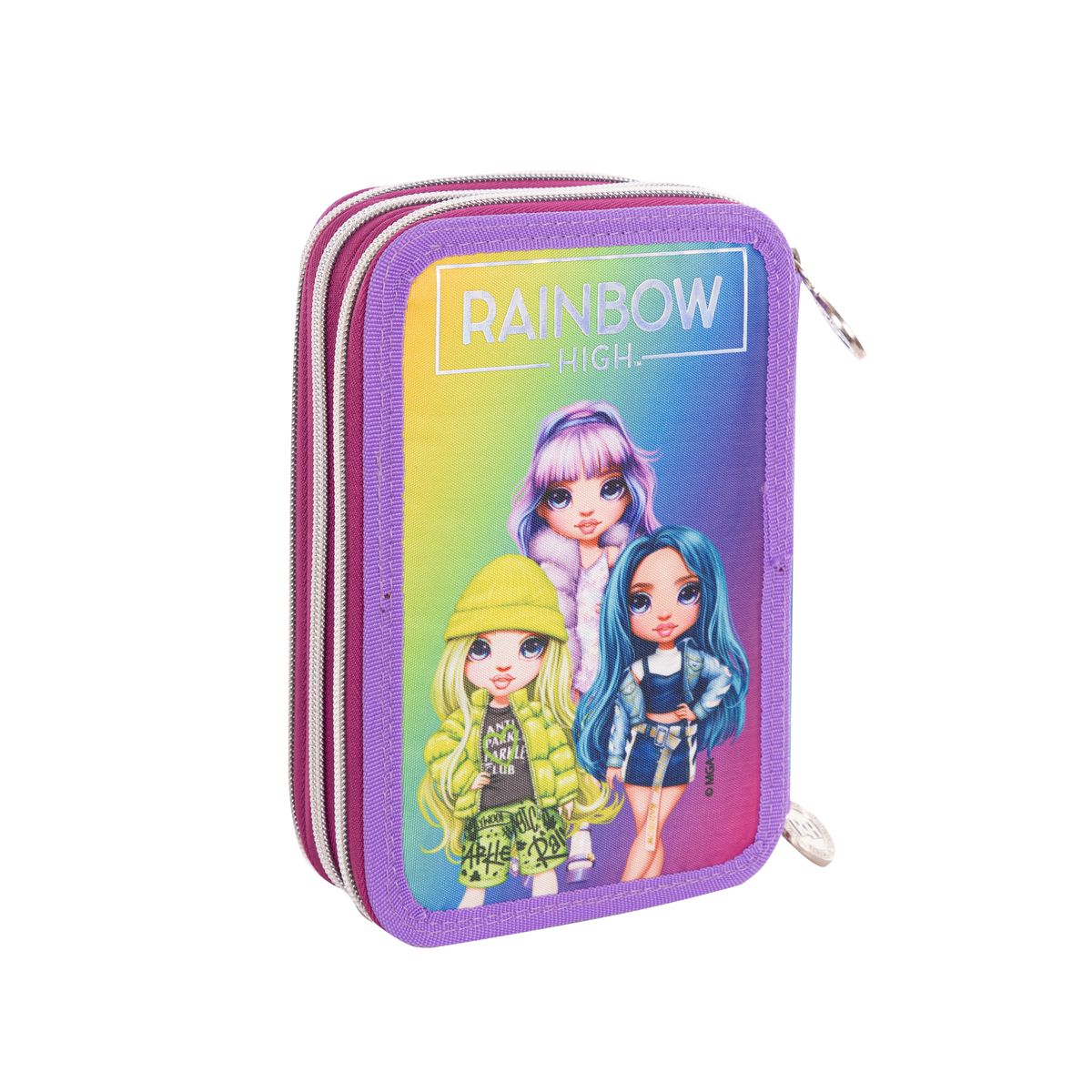 Piórnik Astra Astrabag Jumbo Rainbow High Silver Style (503022065)