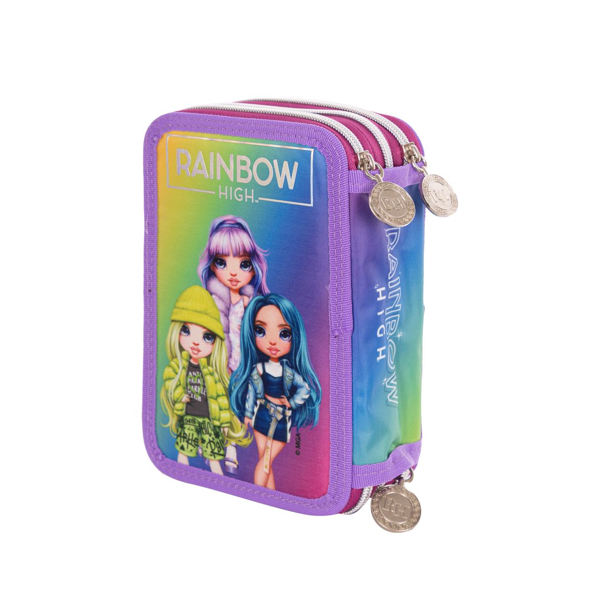 Piórnik Astra Astrabag Jumbo Rainbow High Silver Style (503022065)