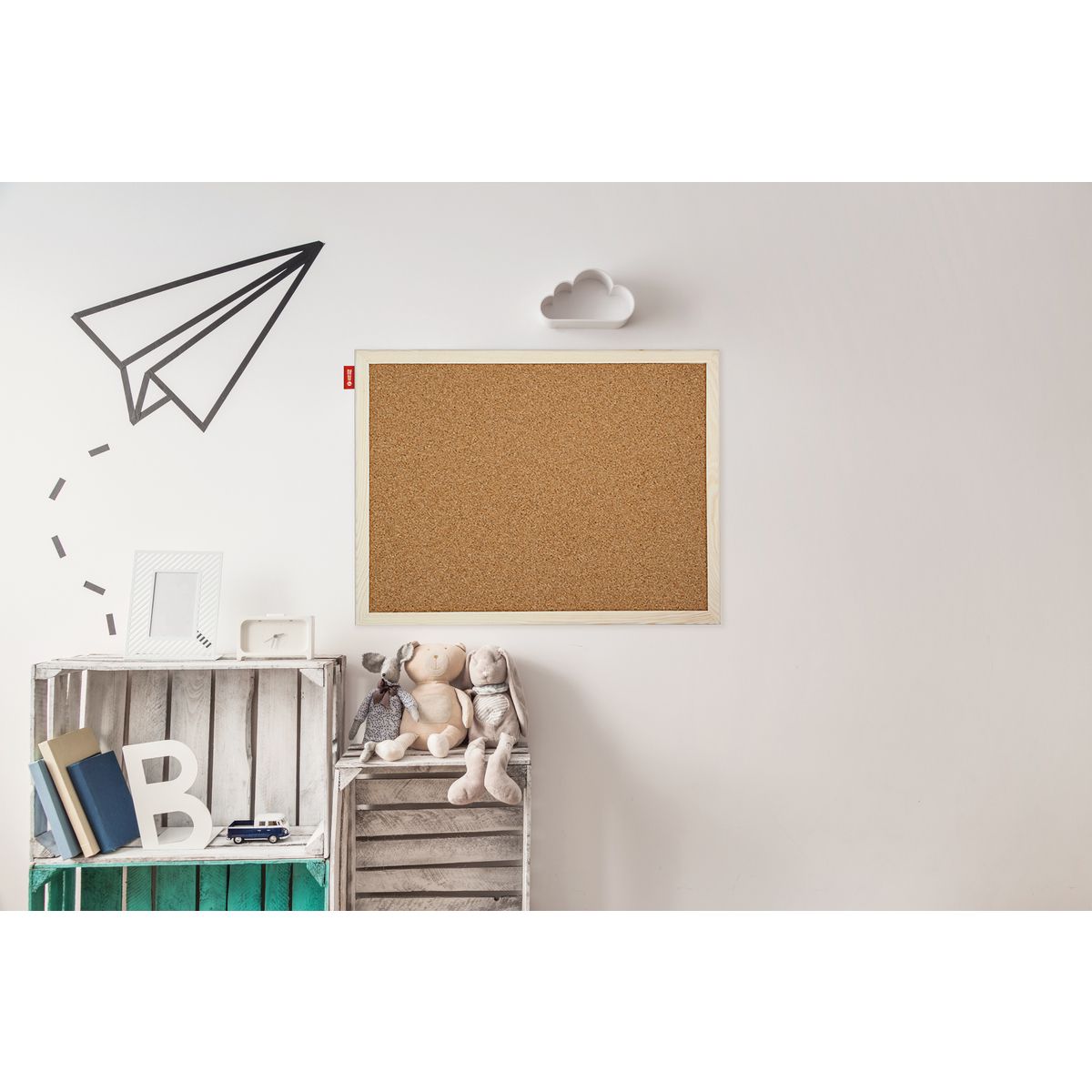 Tablica korkowa Memoboards w drewnianej ramie [mm:] 800x600 (TC86)