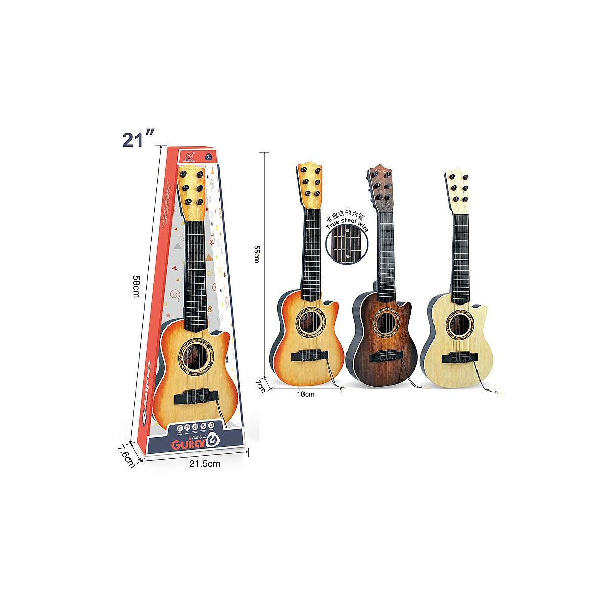 Gitara Adar 55cm drewniana (585492)