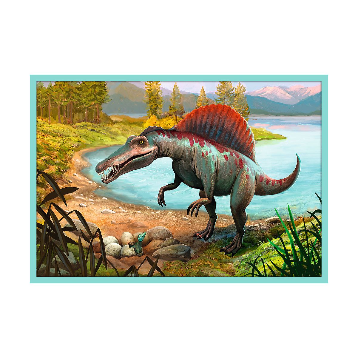 Puzzle Trefl W świecie Dinozaurów 10w1 el. (90390)