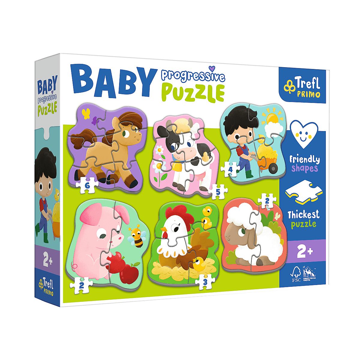 Puzzle Trefl Amscar Films Bing baby Farma (44000)