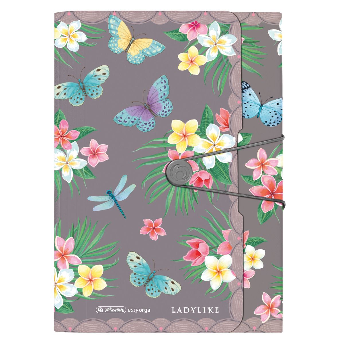 Teczka z przegródkami Herlitz Ladylike Butterflies 50044023 A4 12 przegródek (300001531)