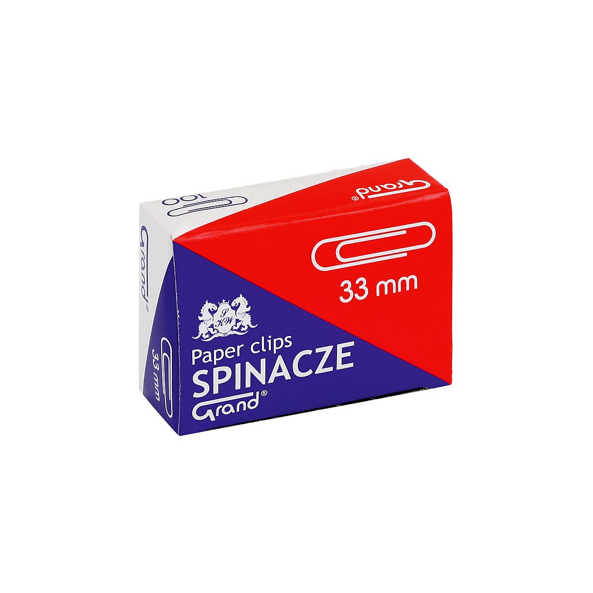 Spinacz okrągły Grand 33mm 100 szt