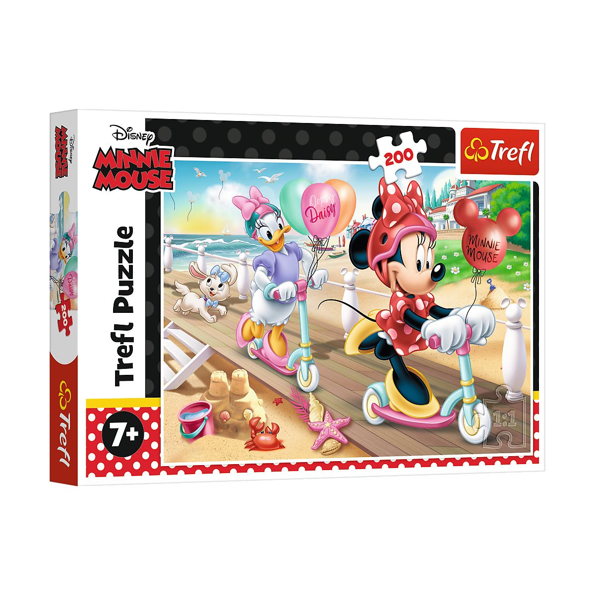 Puzzle Trefl Minie na Plaży 200 el. (13262)