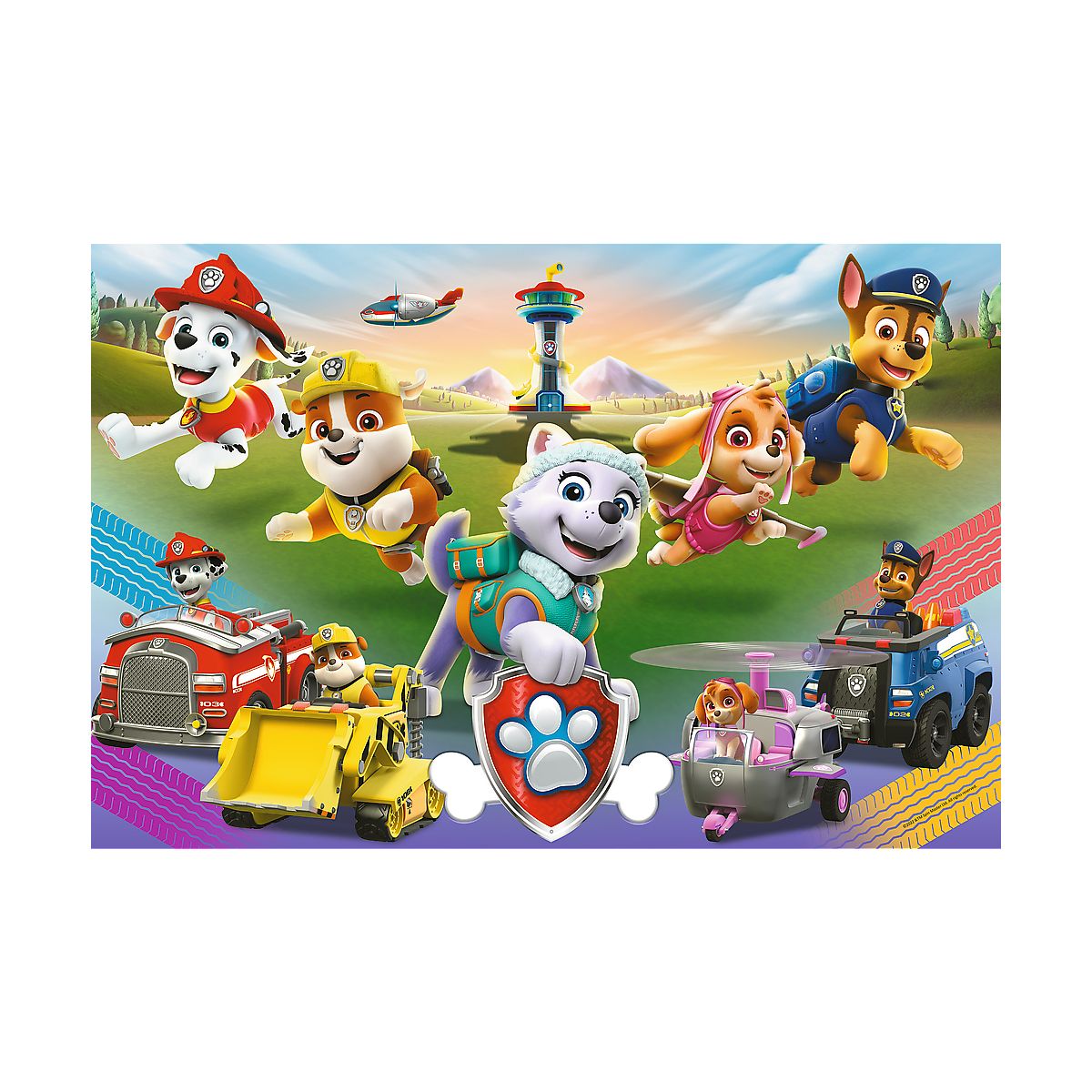 Puzzle Trefl Paw Patrol XL Skaczące pieski 160 el. (50021)