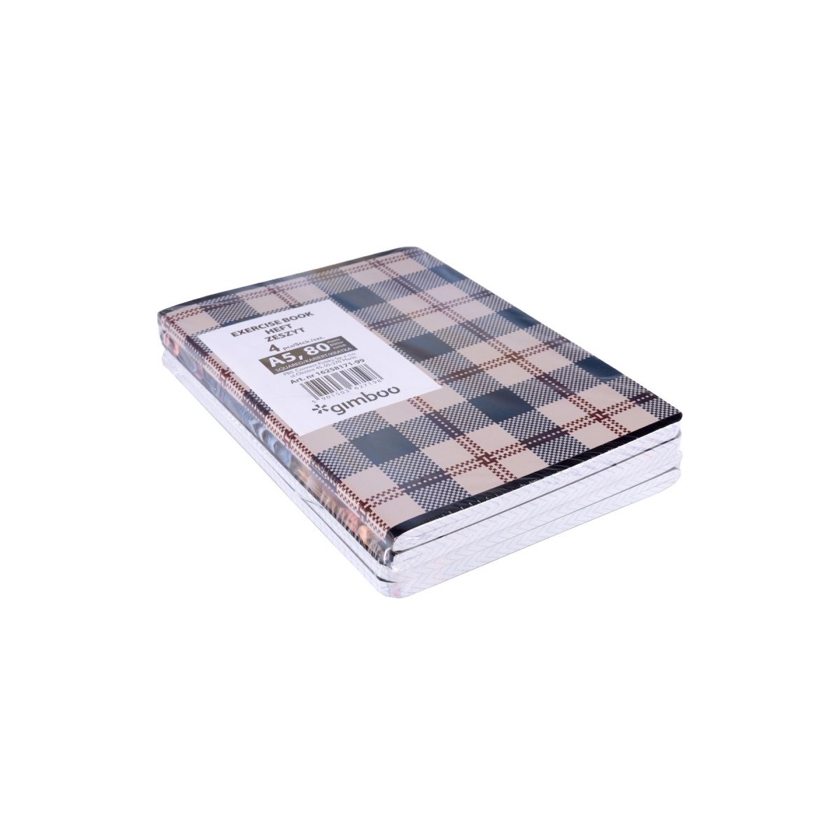 Zeszyt Gimboo A5 80k. 70g kratka (16258171-99)