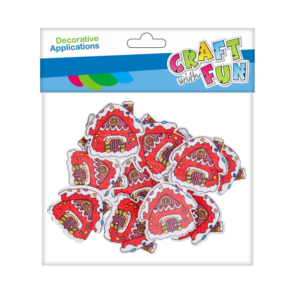 Ozdoba drewniana Euro-Trade Boże Narodzenie drewniany domek (463796)