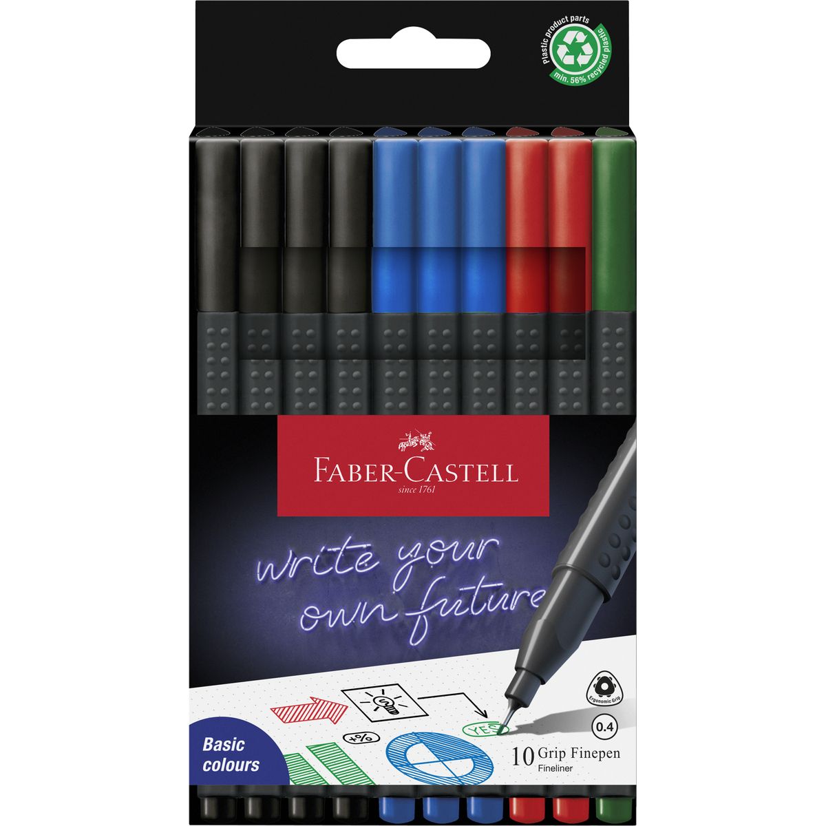 Cienkopis Faber Castell 10 szt (151691 FC)